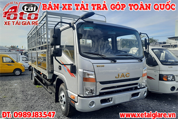 Xe Tải JAC N650 Plus 6T6 Thùng Dài 6m2 Động Cơ Cummins Mỹ | Xe Tải JAC N650 Plus Màu Bạc